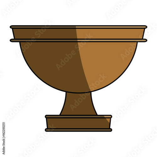 golden chalice isolated