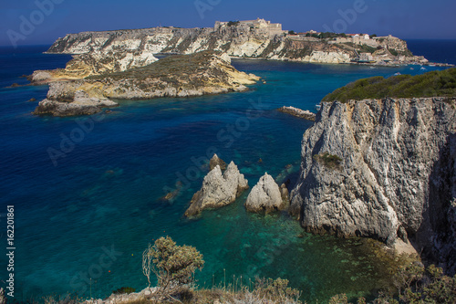Veduta panoramica dell'Isola di San Nicola da San Domino. Arcipelago delle Isole Tremiti in Puglia. photo