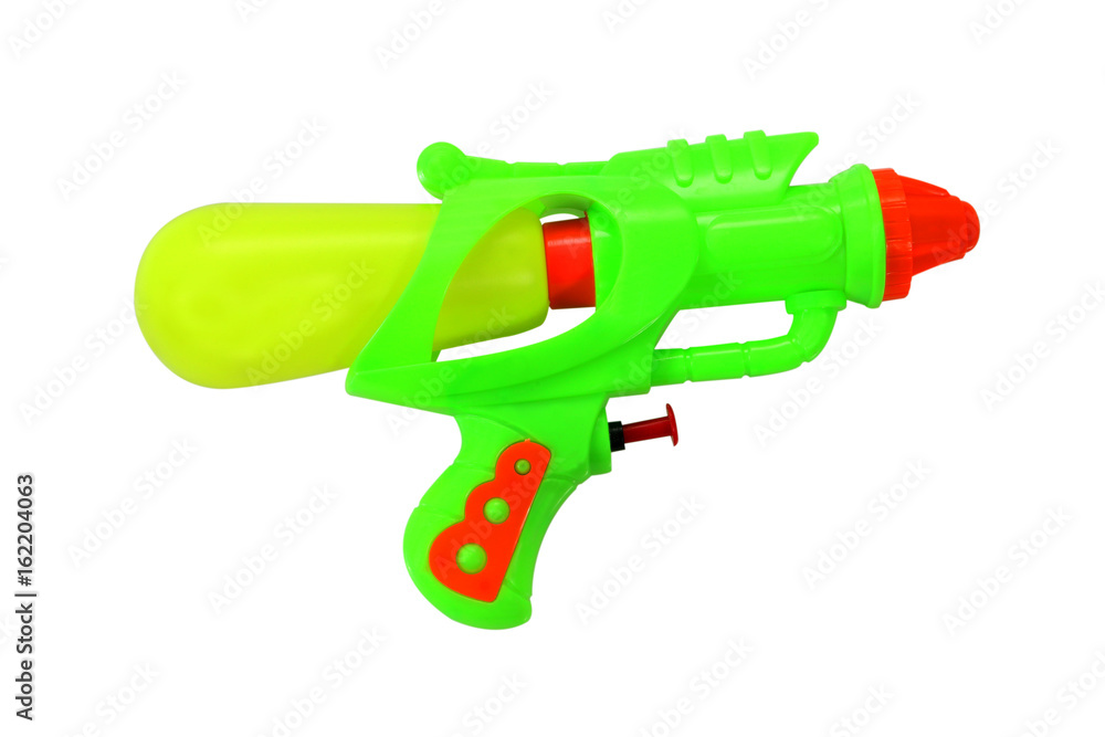 Water gun isolated on white background Water gun isolated on white background