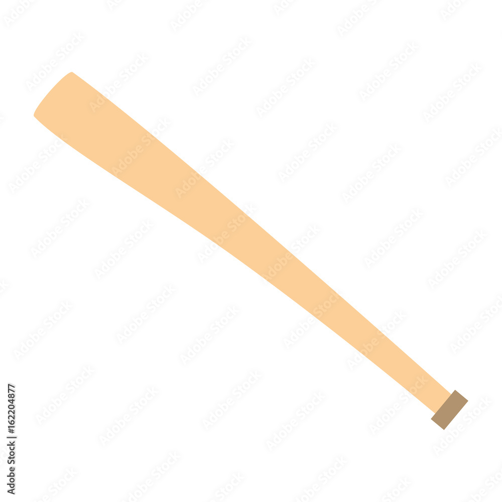 Baseball bat equipment icon vector illustration graphic design Baseball bat equipment icon vector illustration graphic design