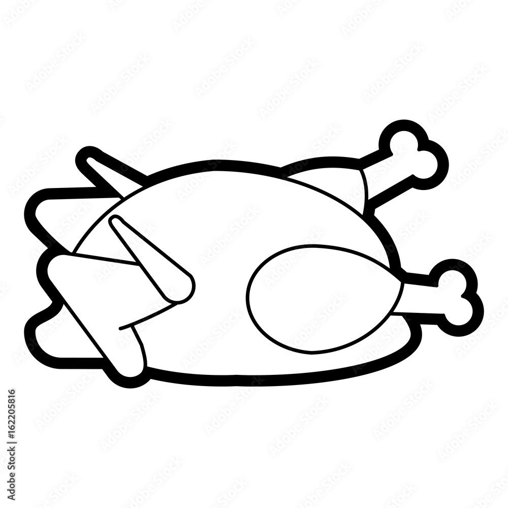 Fototapeta premium turkey vector illustration