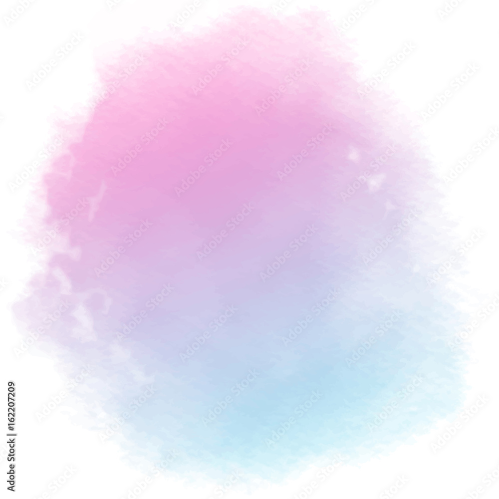 pink blue watercolor