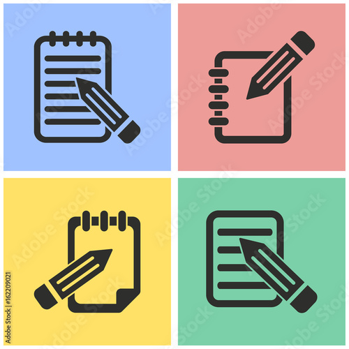 Notepad - vector icon.