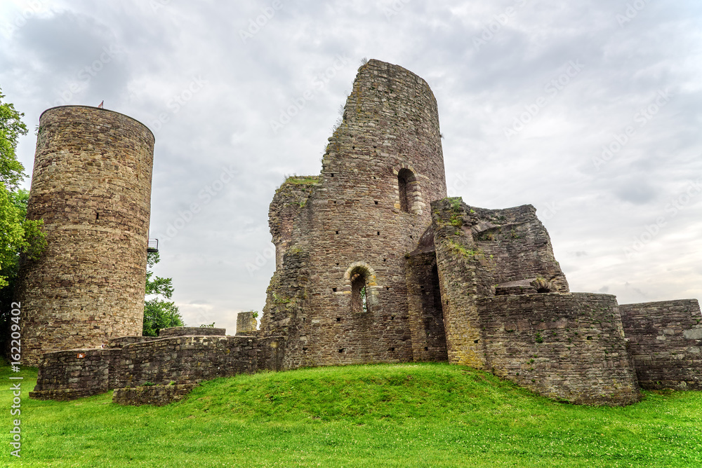 Krukenburg Ruine Helmarshausen Hessen Krukenburg Ruine Helmarshausen Hessen