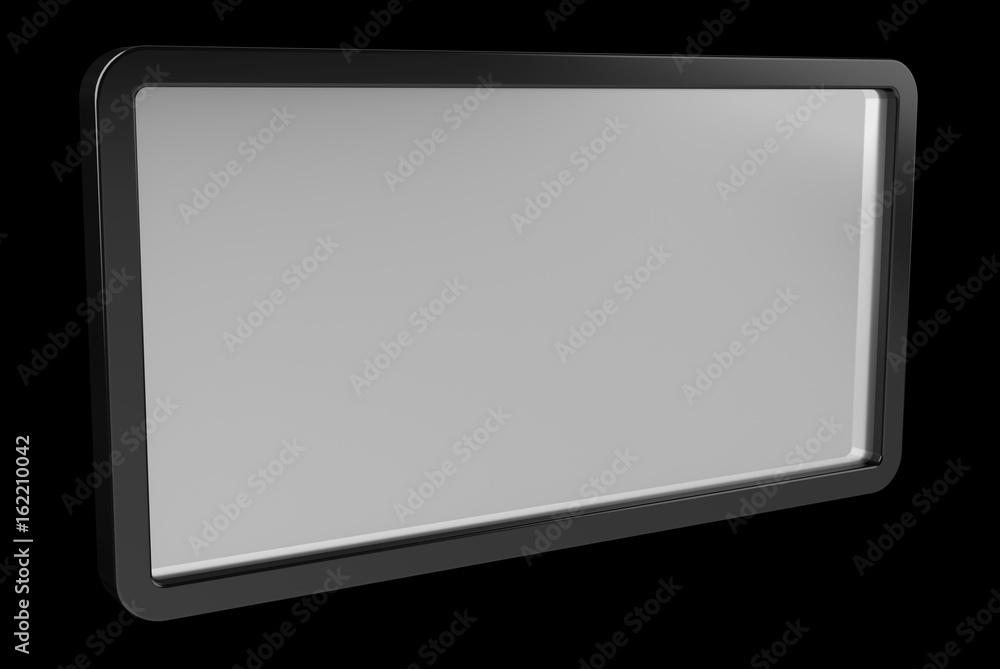 Simple digital screens tablet 3D rendering Simple digital screens tablet 3D rendering