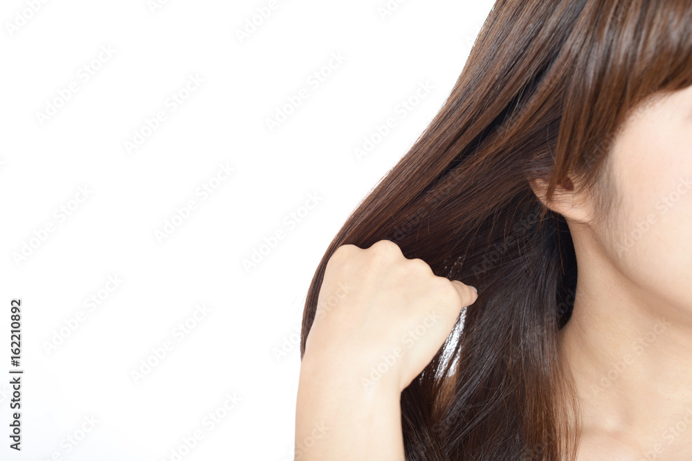 Obraz premium ロングヘアの女性