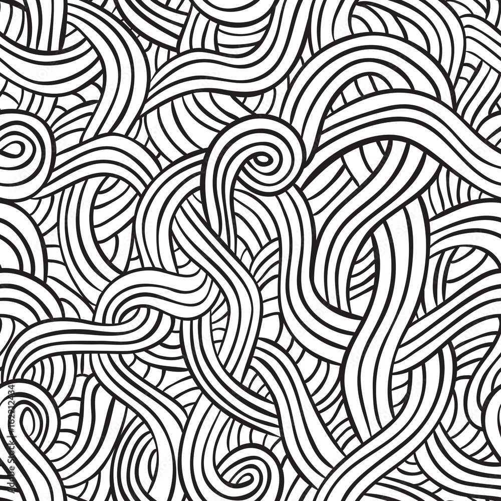 curved lines pattern