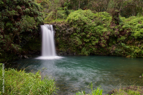 Puaa Kaa Falls (Pua'a Ka'a Falls) on the Hawaiian island of Maui at Mile 22 along the Road to Hana
