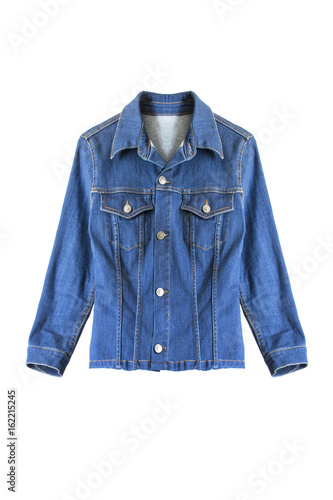 Denim shirt isolated