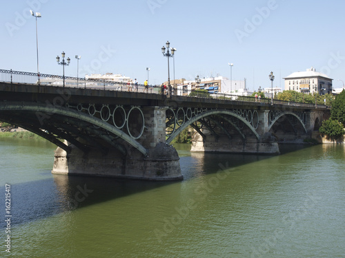 Puente de Triana. Río Guadalquivir / Bridge of Triana. Guadalquivir river. Sevilla ©  julia.mlozano