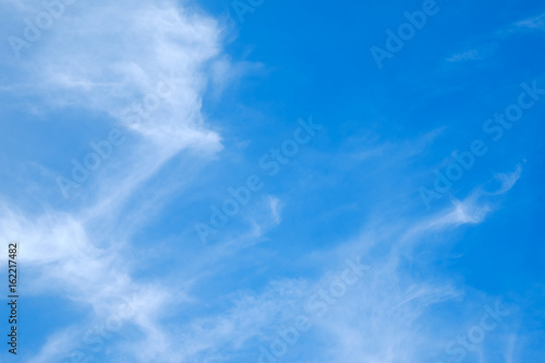.white cloud blue sky for background and backdrop