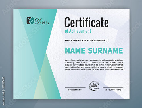 Multipurpose Modern Professional Certificate Template Design for Print. Vector illustration