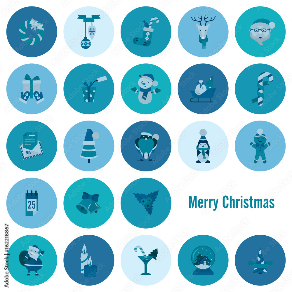 Christmas and Winter Icons Collection