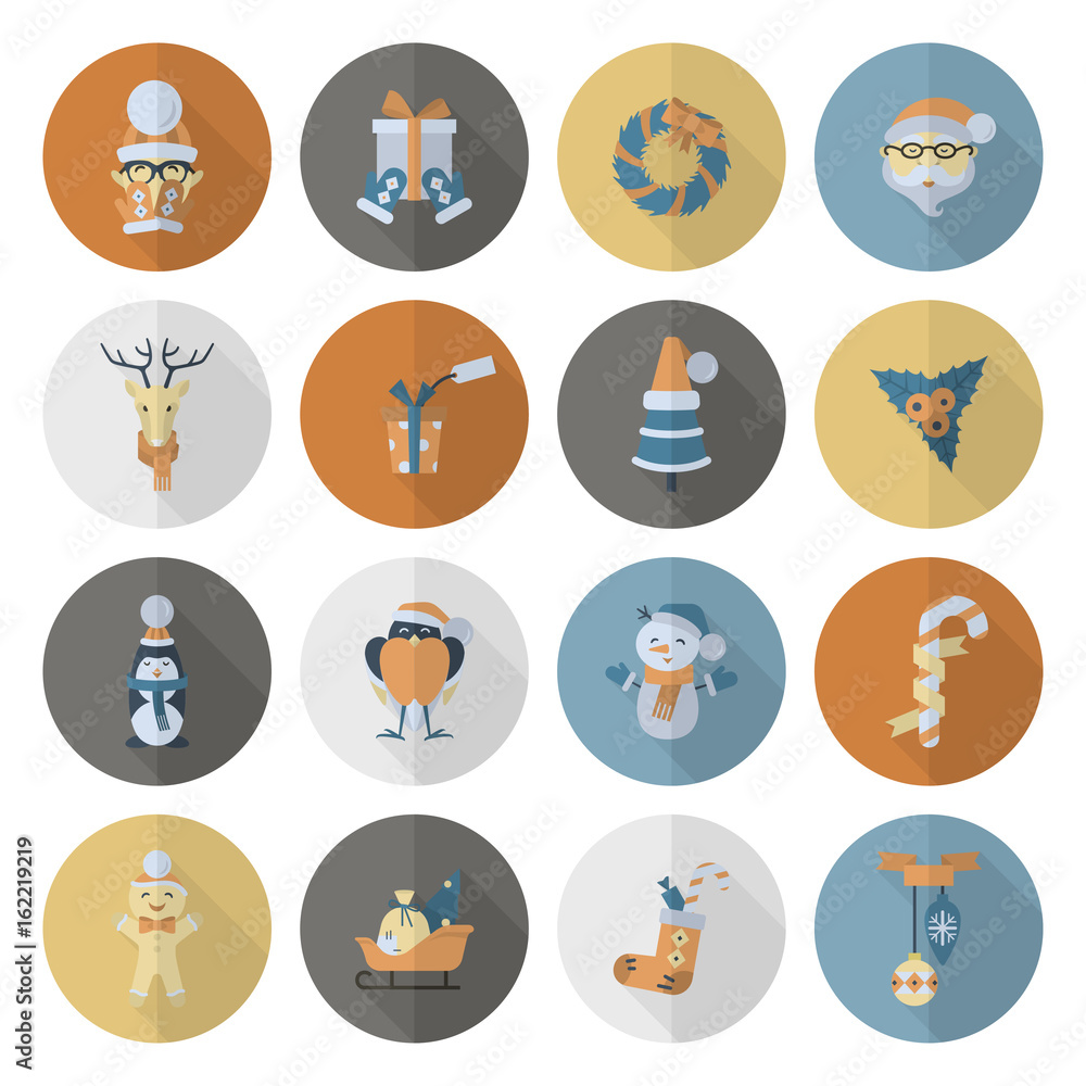 Christmas and Winter Icons Collection