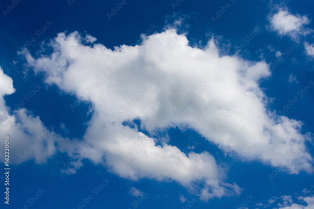 Fototapeta premium Blue sky with white clouds,Clear sky.