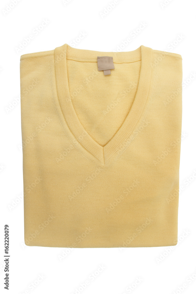 sweater on the floor and isolated