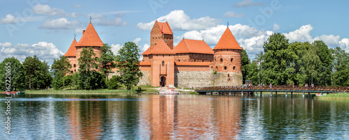Trakai Castle on Lake Galve Island