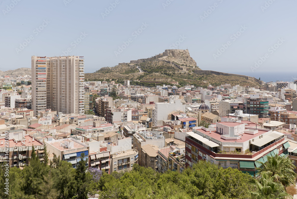 Views of the city of Alicante, Spain.