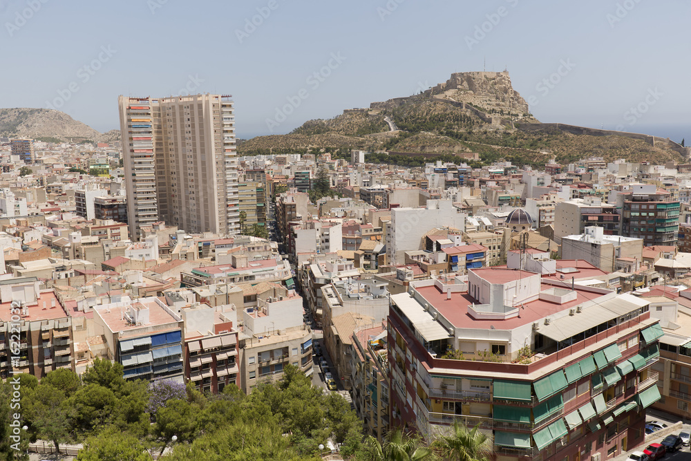 Views of the city of Alicante, Spain.