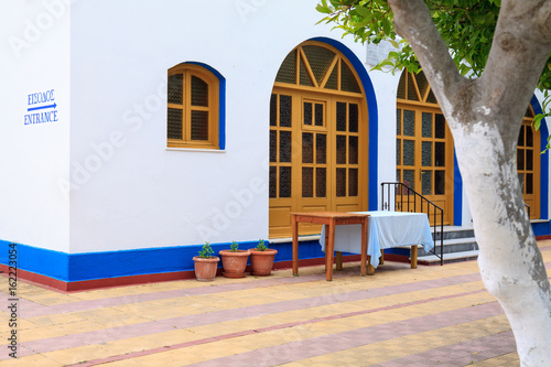 Church of the Nativity of the Blessed Virgin Mary in Kardamena, kos island in Greece. photo