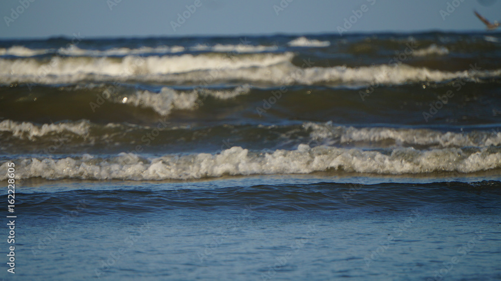 Waves Crashing Ashore