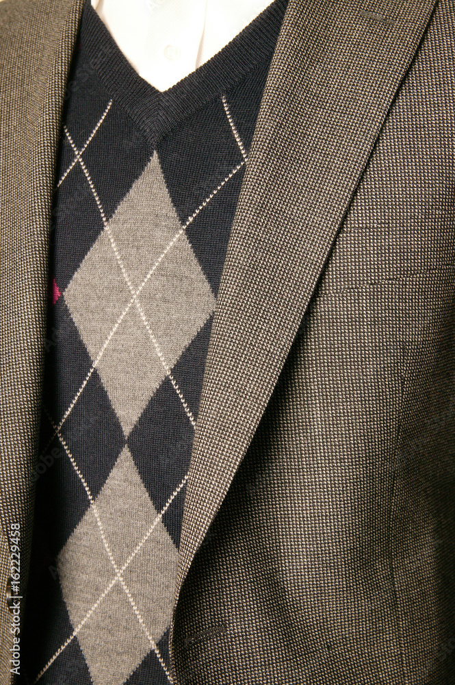 close up of man in a suit with tie and handkerchief close up of man in a suit with tie and handkerchief