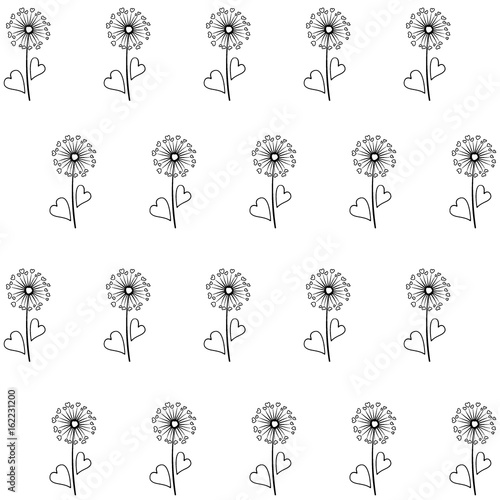 Fototapeta Naklejka Na Ścianę i Meble -  Dandelion isolated on white