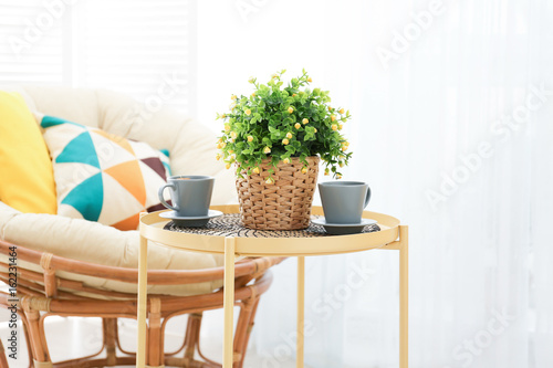 Beautiful modern veranda wi...