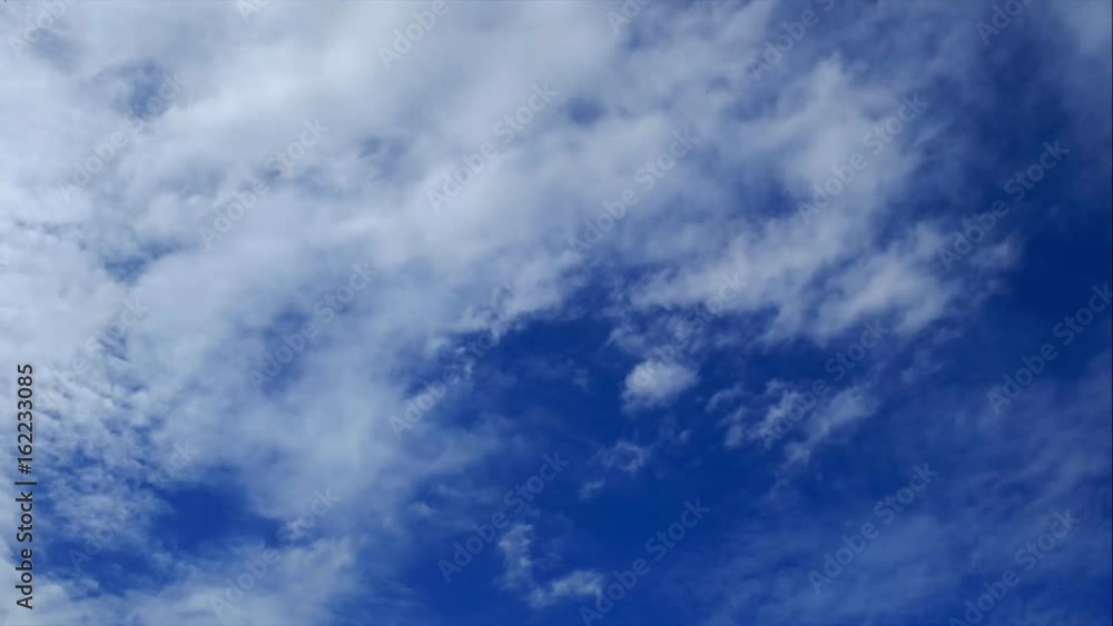 Clouds in the blue sky on a sunny day Clouds in the blue sky on a sunny day