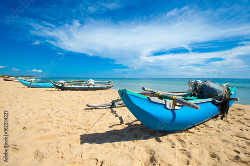 tropical beach in Sri Lanka