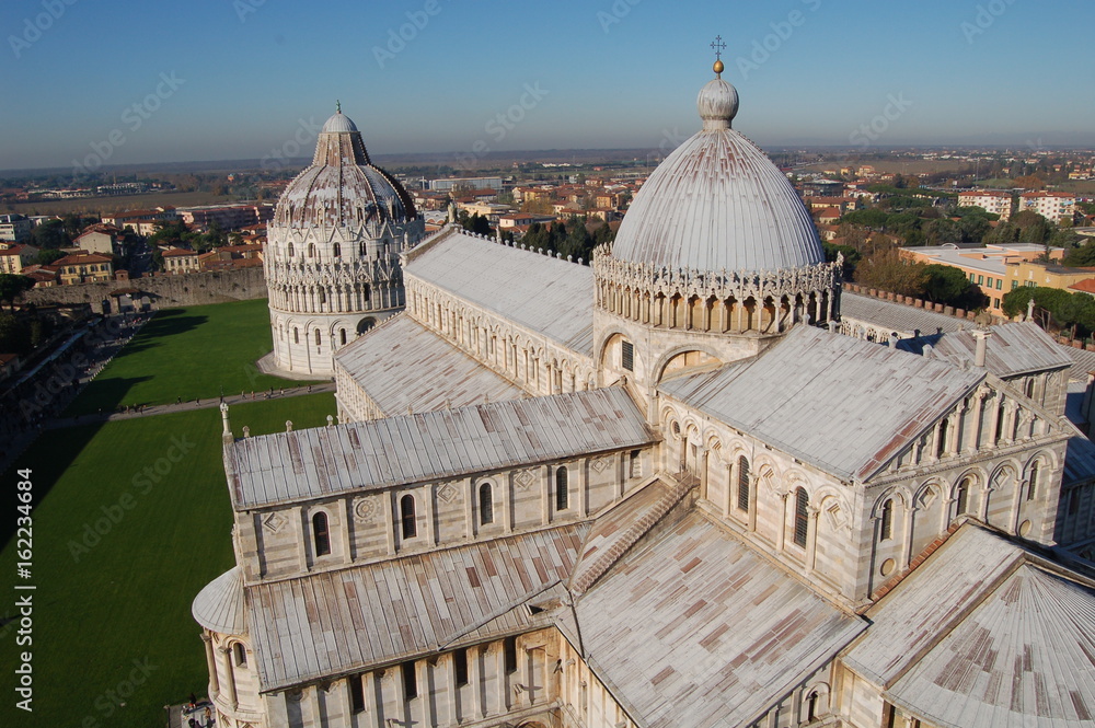 Catedral, torre y baptisterio de Pisa 
