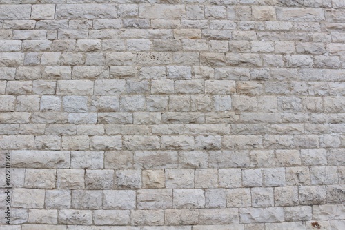 White antique limestone wall texture background