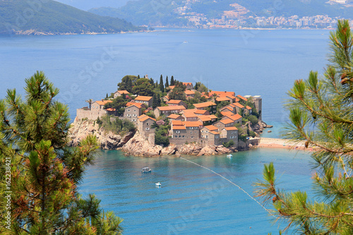 Saint Stephane's island in Montenegro