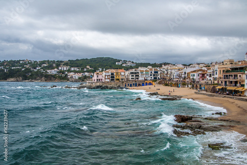 Sea coast in Calella de Palafrugell, Costa Brava, Spain