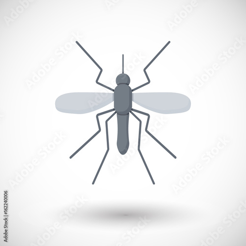 Mosquito vector flat icon