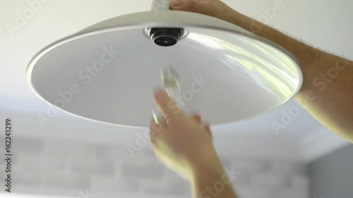 Power save LED lamp changing