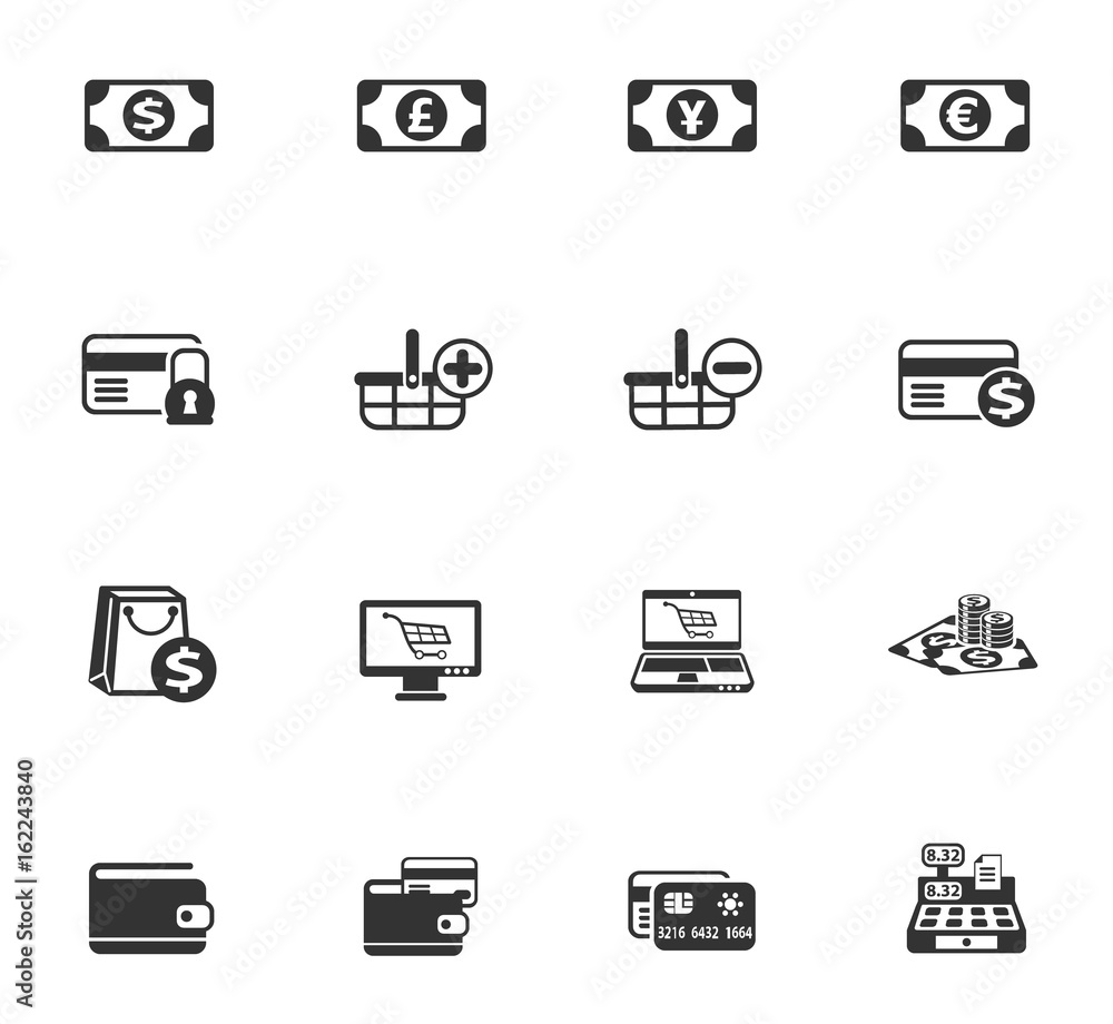 e-commerce icon set e-commerce icon set