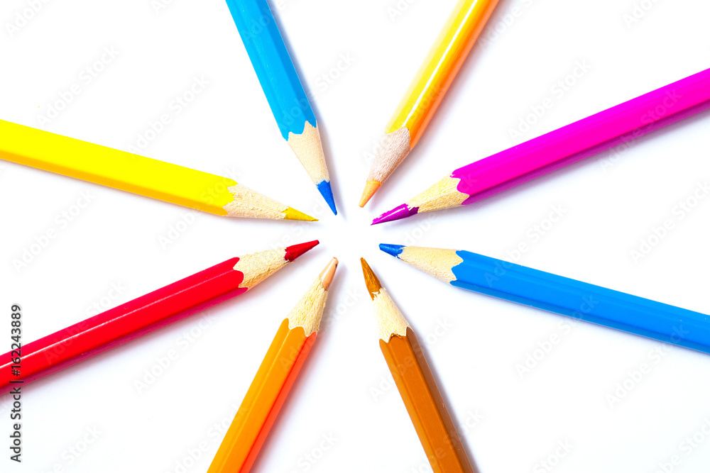 varicolored pencils varicolored pencils