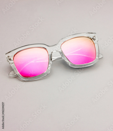 Creative shoot for cool and stylish sunglasses with different lighting and cool props