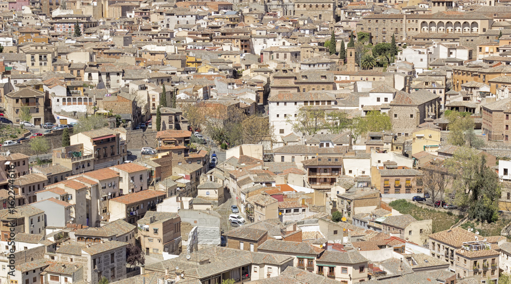 panoramic of the city of toledo in spain