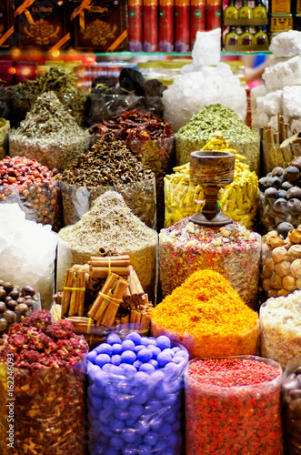Arabic Spices at the market in Dubai, UAE