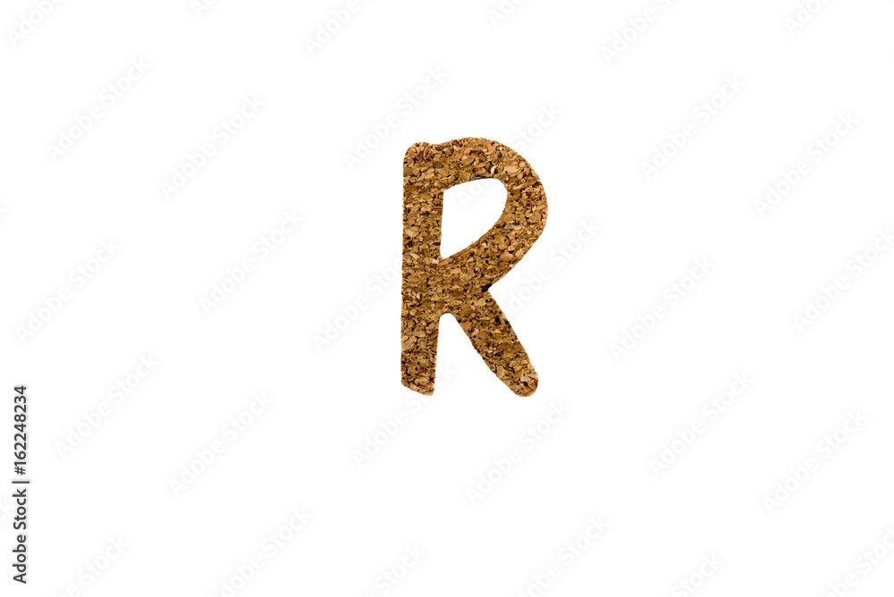 wood texture alphabet on white background wood texture alphabet on white background