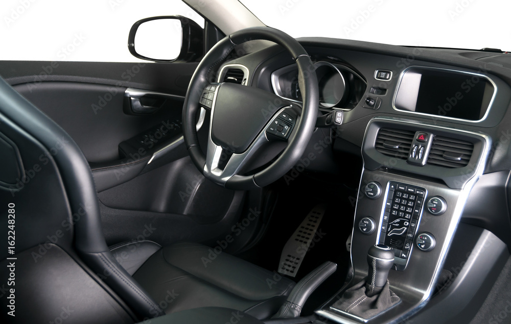 Modern race car interior