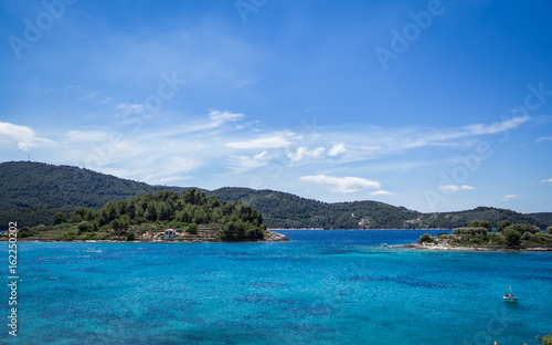 Blue lagoon bay at Croatia