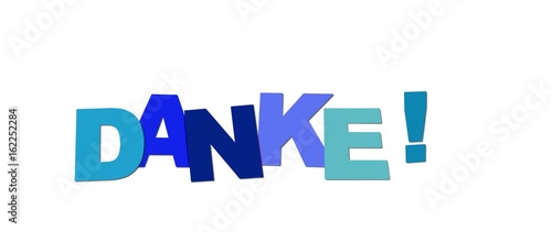 Danke blau