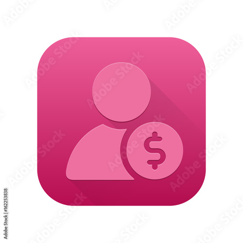 Matte Long Shadow App-Icon
