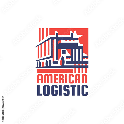American Logistic Company Logotype. Vector.