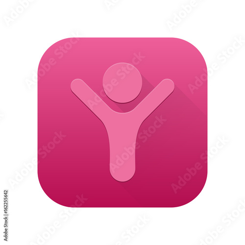 Matte Long Shadow App-Icon