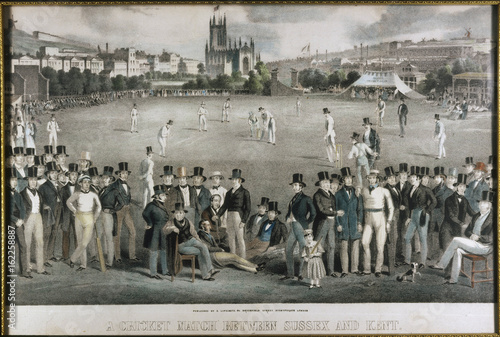 Sussex Vs. Kent circa 1840. Date: circa 1840