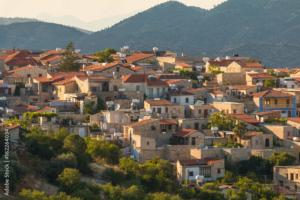 View of the village of Lefkara. Cyprus